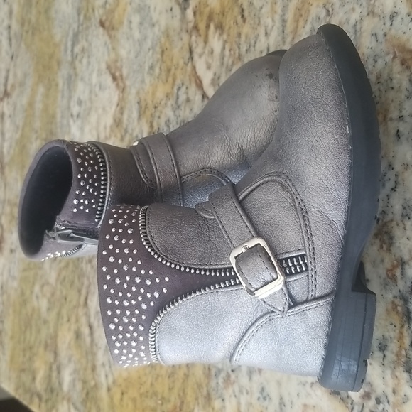 B-Cool Browns Metallic Boots Toddler - Picture 9 of 9